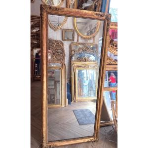 Restored Antique Mirror, Mercury Glass 82x171