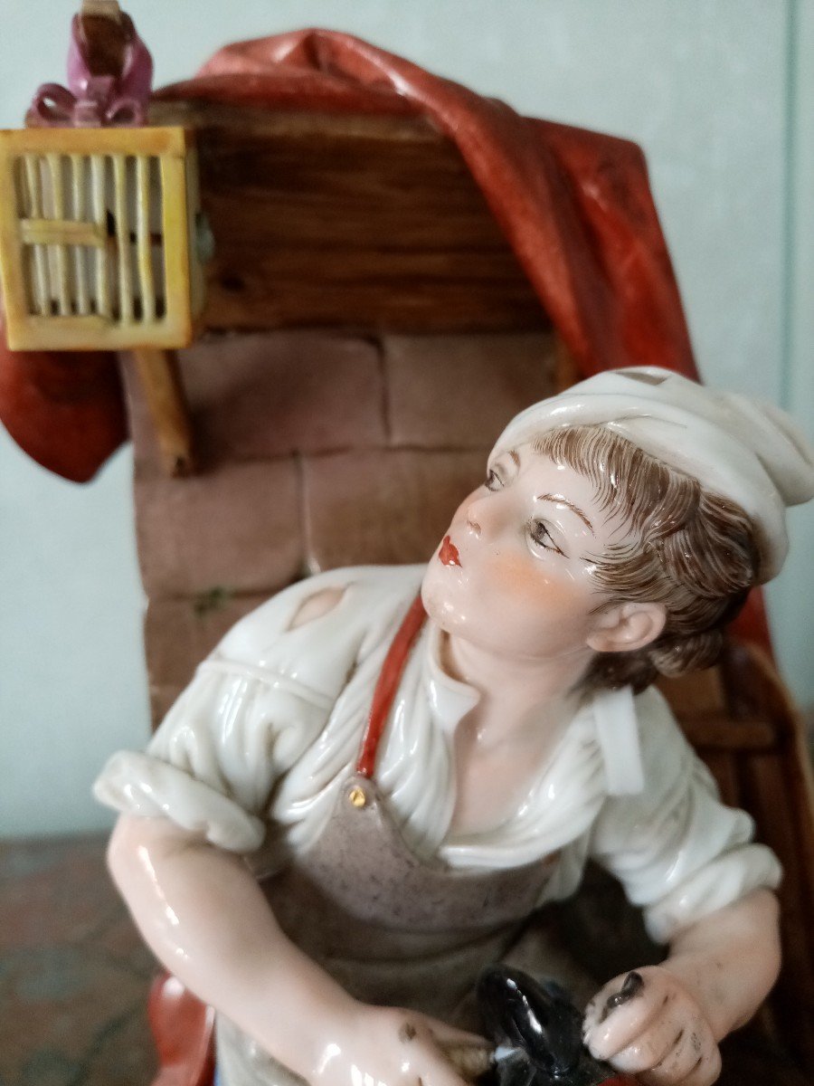 Pair Of Porcelain Subjects-photo-2