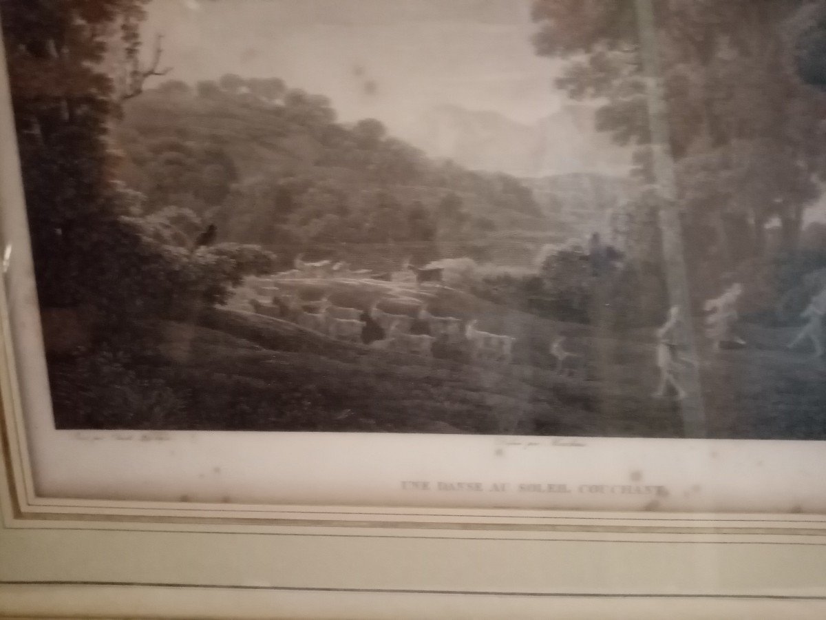 Framed 19th Engraving-photo-4
