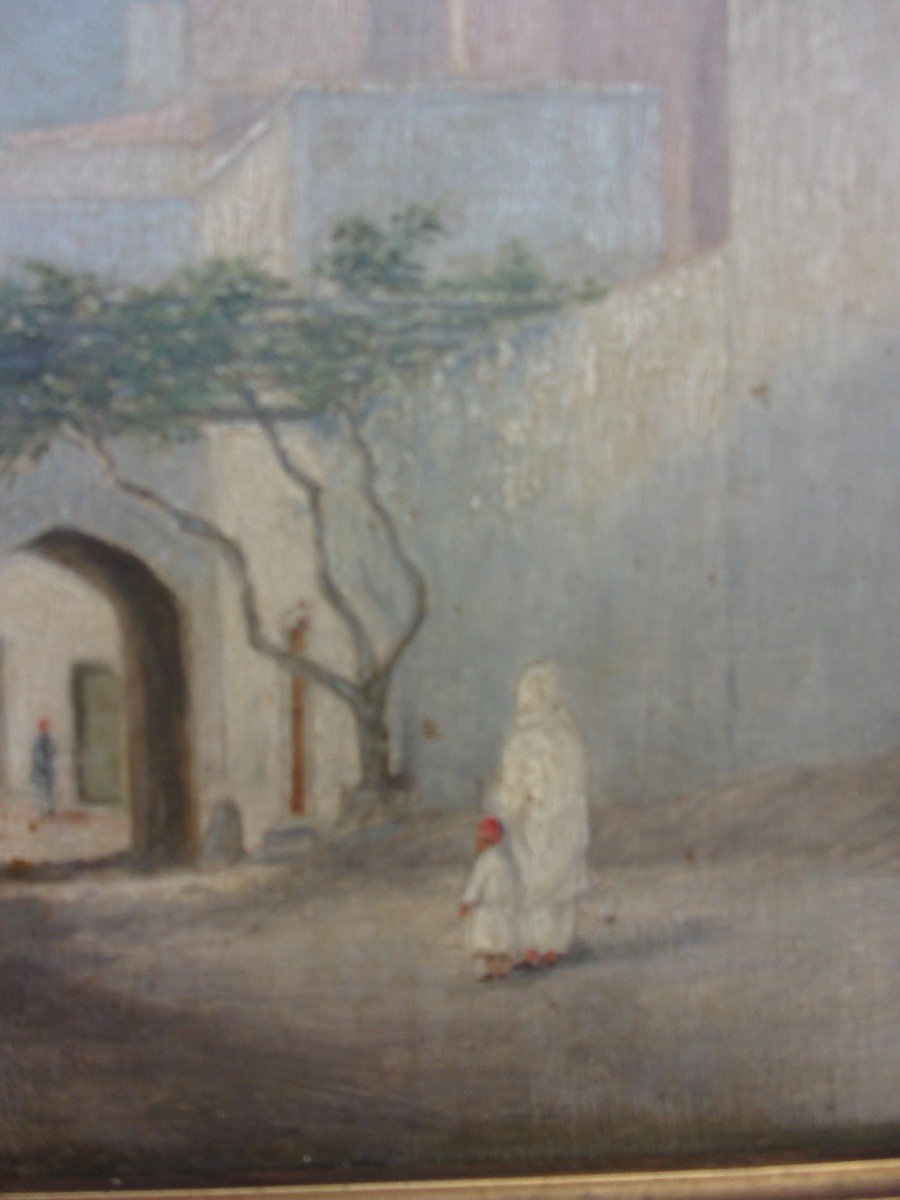 Orientalist Painting Early 20th Century-photo-3