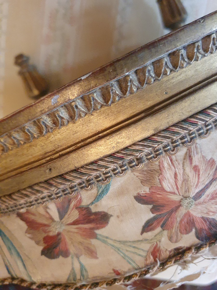 Louis XVI Style Foot Stool-photo-1