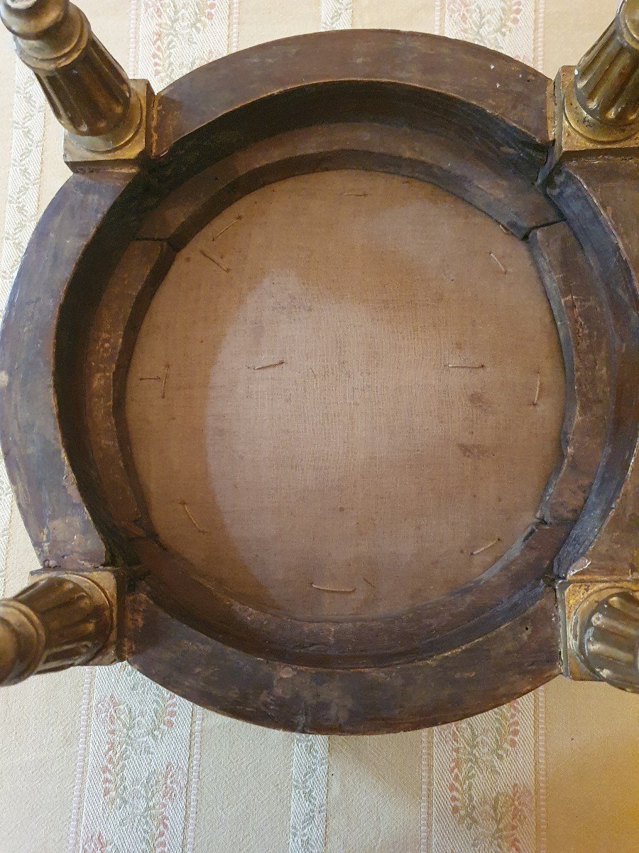 Louis XVI Style Foot Stool-photo-2