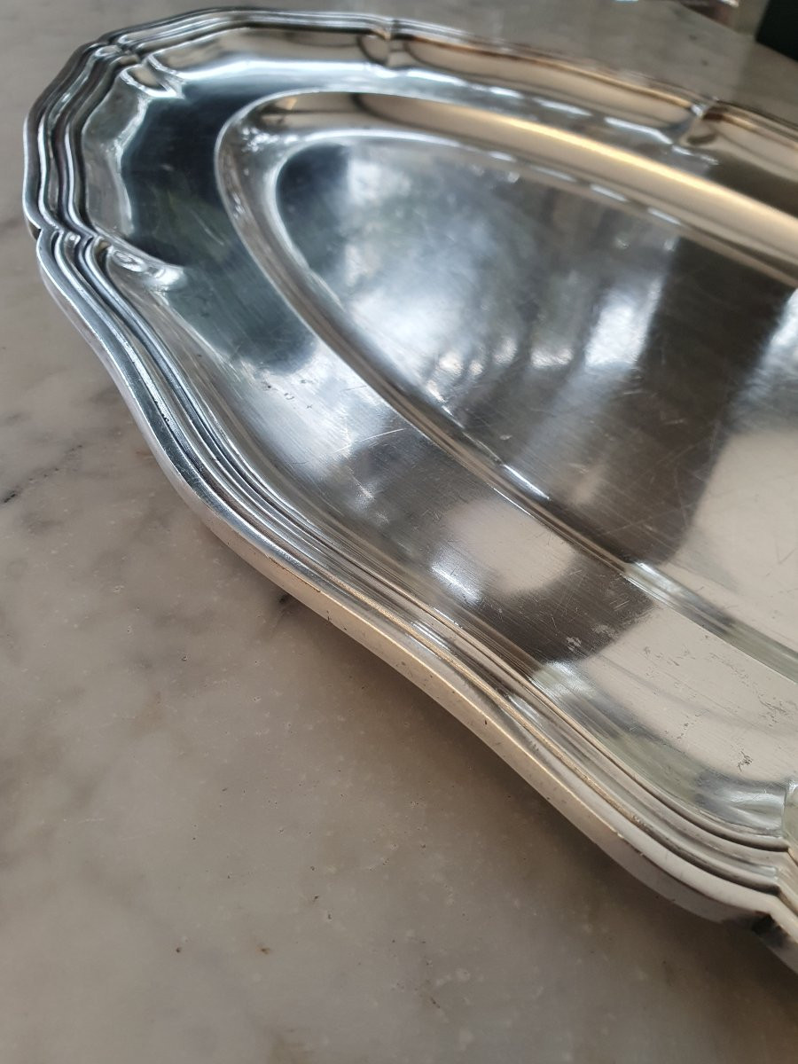 Christofle Silver-plated Metal Dish-photo-3