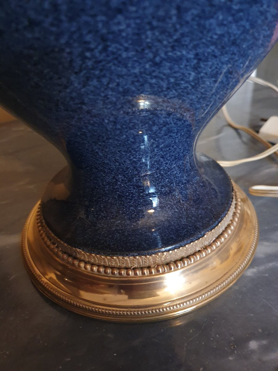 Lampe de salon en faïence-photo-3