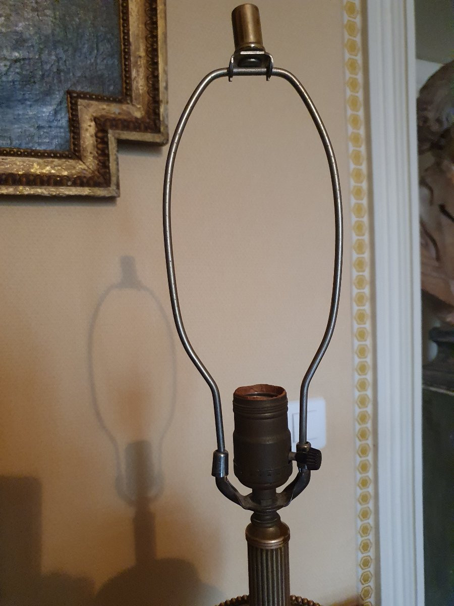 Lampe de salon en faïence-photo-4