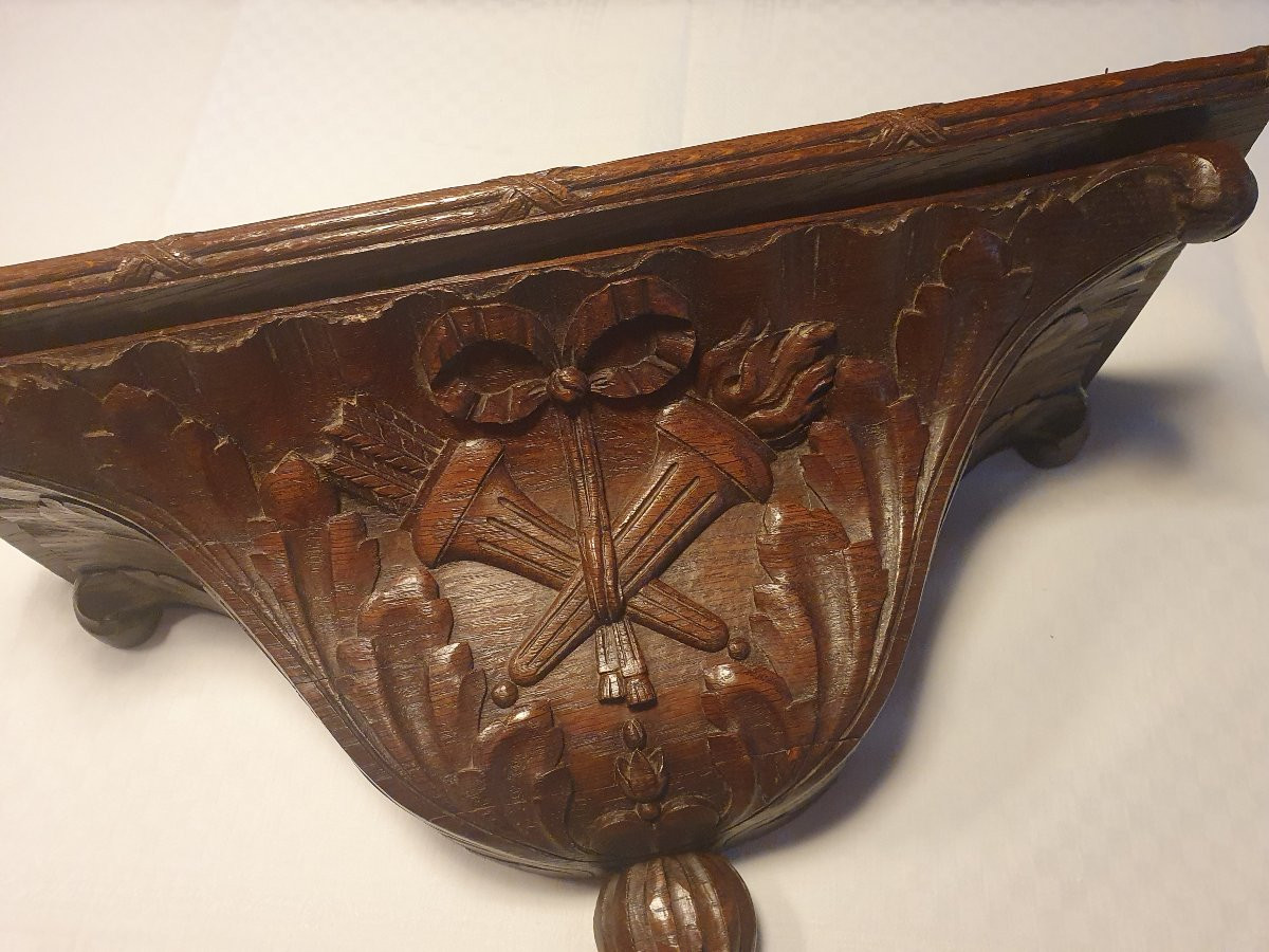 Oak Wall-mounted Console-photo-4