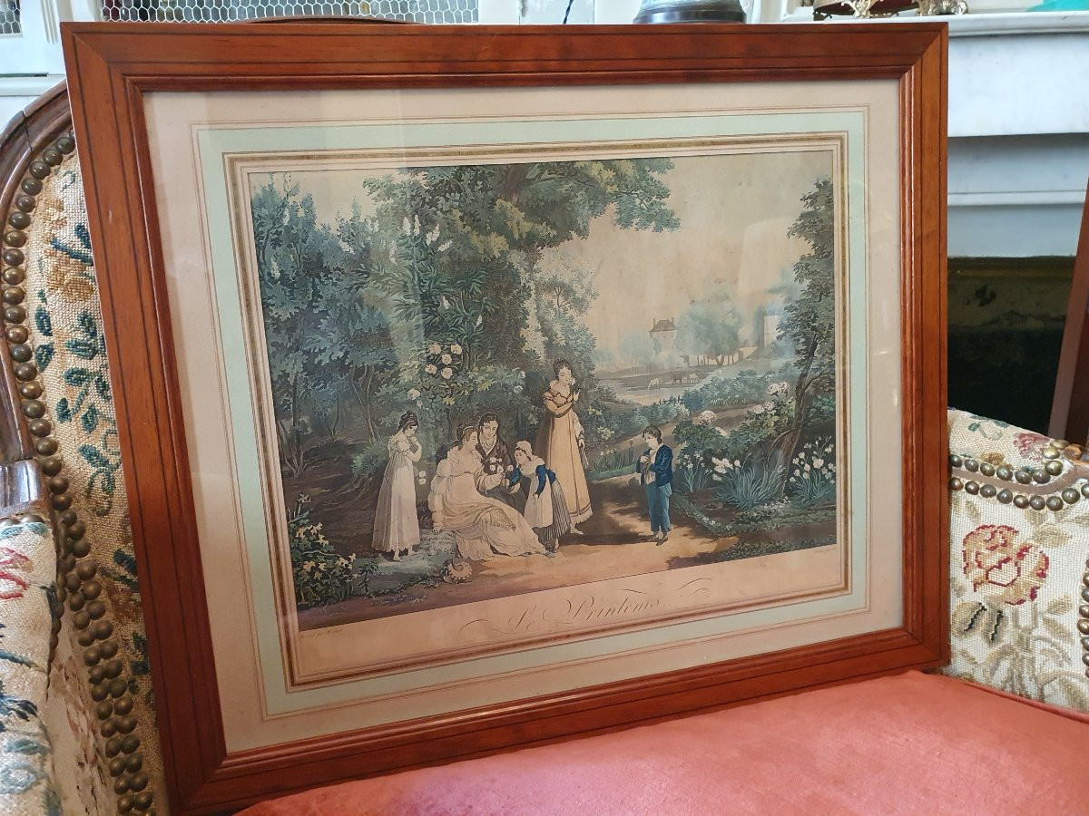 Suite de gravures couleur 19e siècle-photo-6