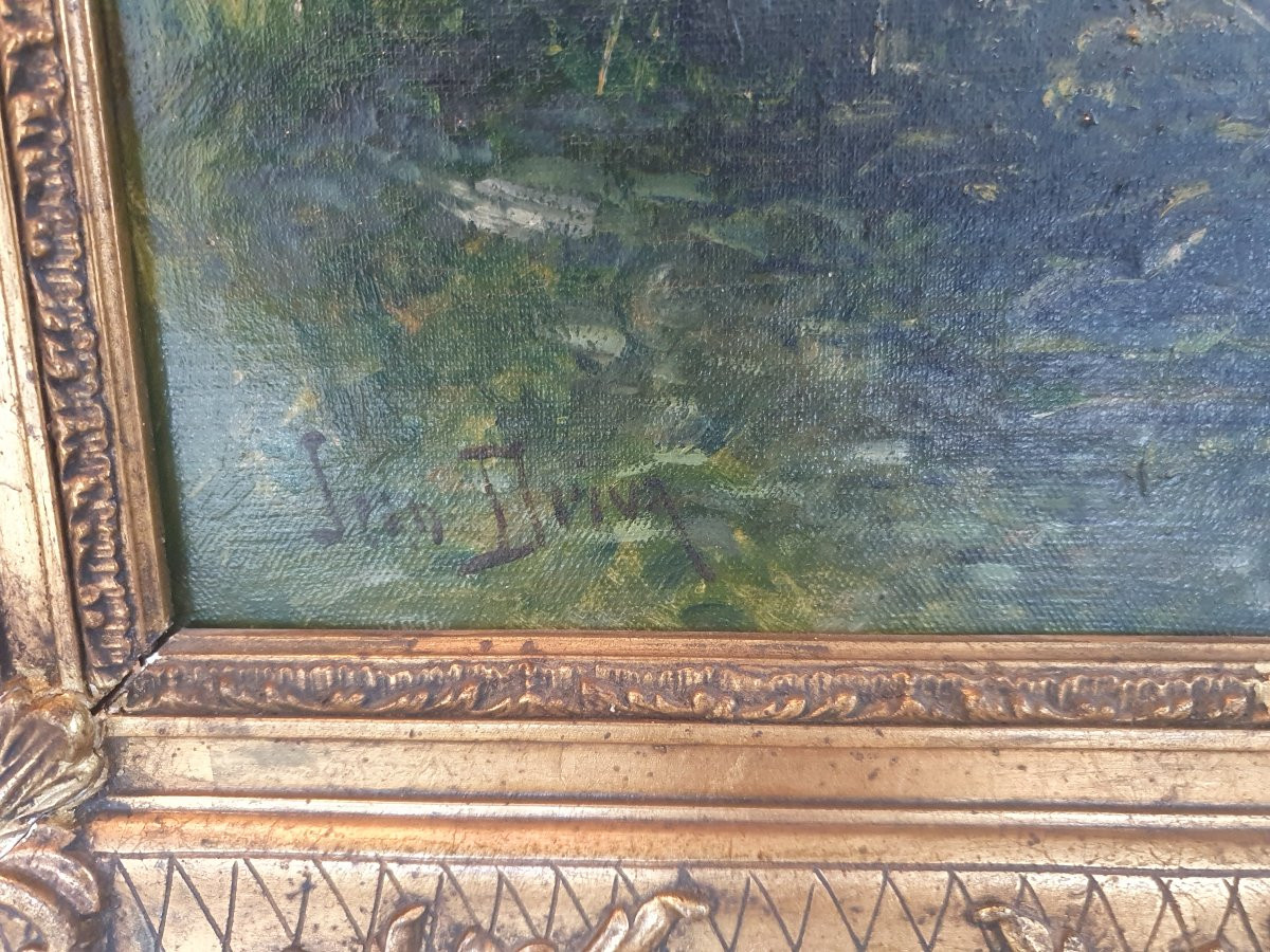 Oil On Canvas, Early 20th Century-photo-3