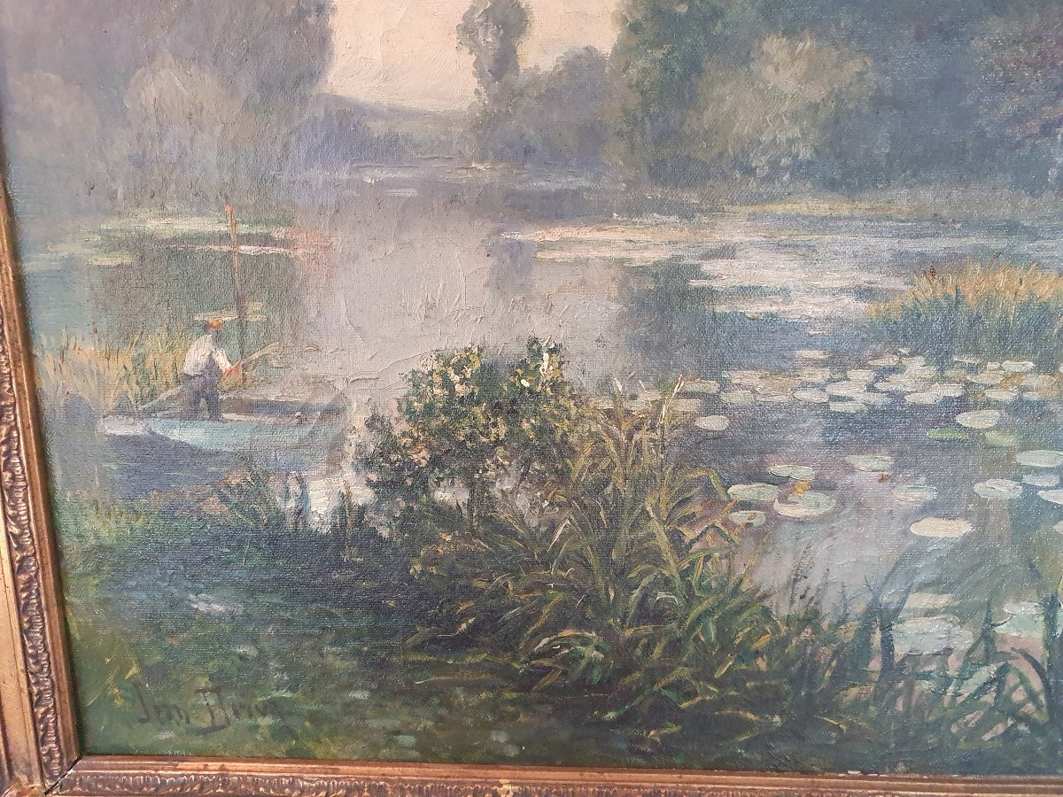 Oil On Canvas, Early 20th Century-photo-4