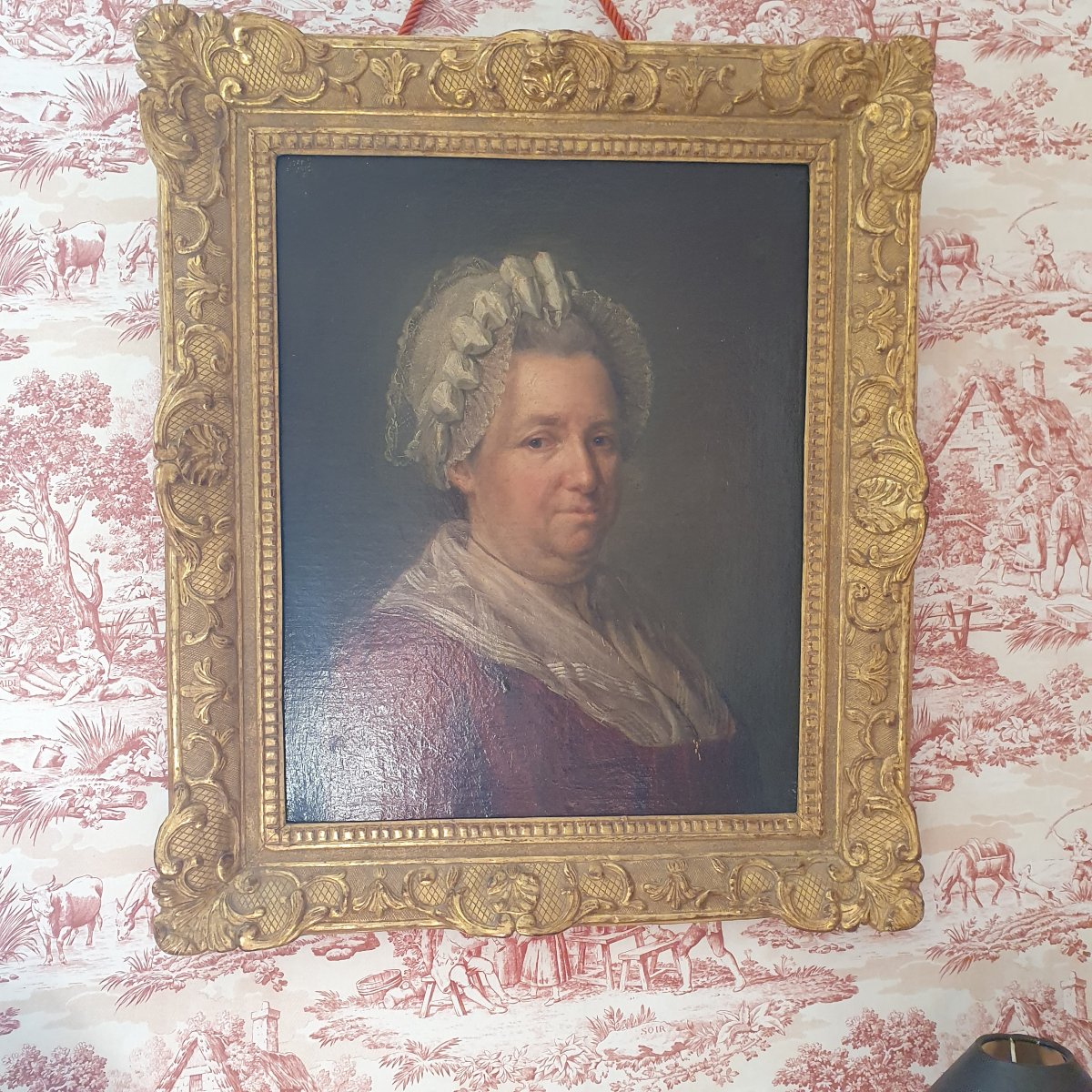 Portrait de Dame XVIIIe siècle-photo-2