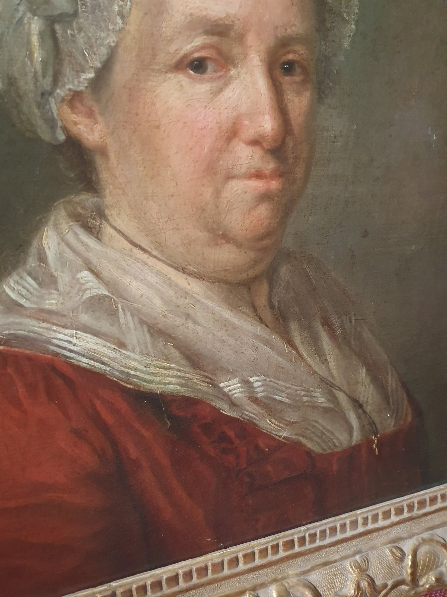 Portrait de Dame XVIIIe siècle-photo-4