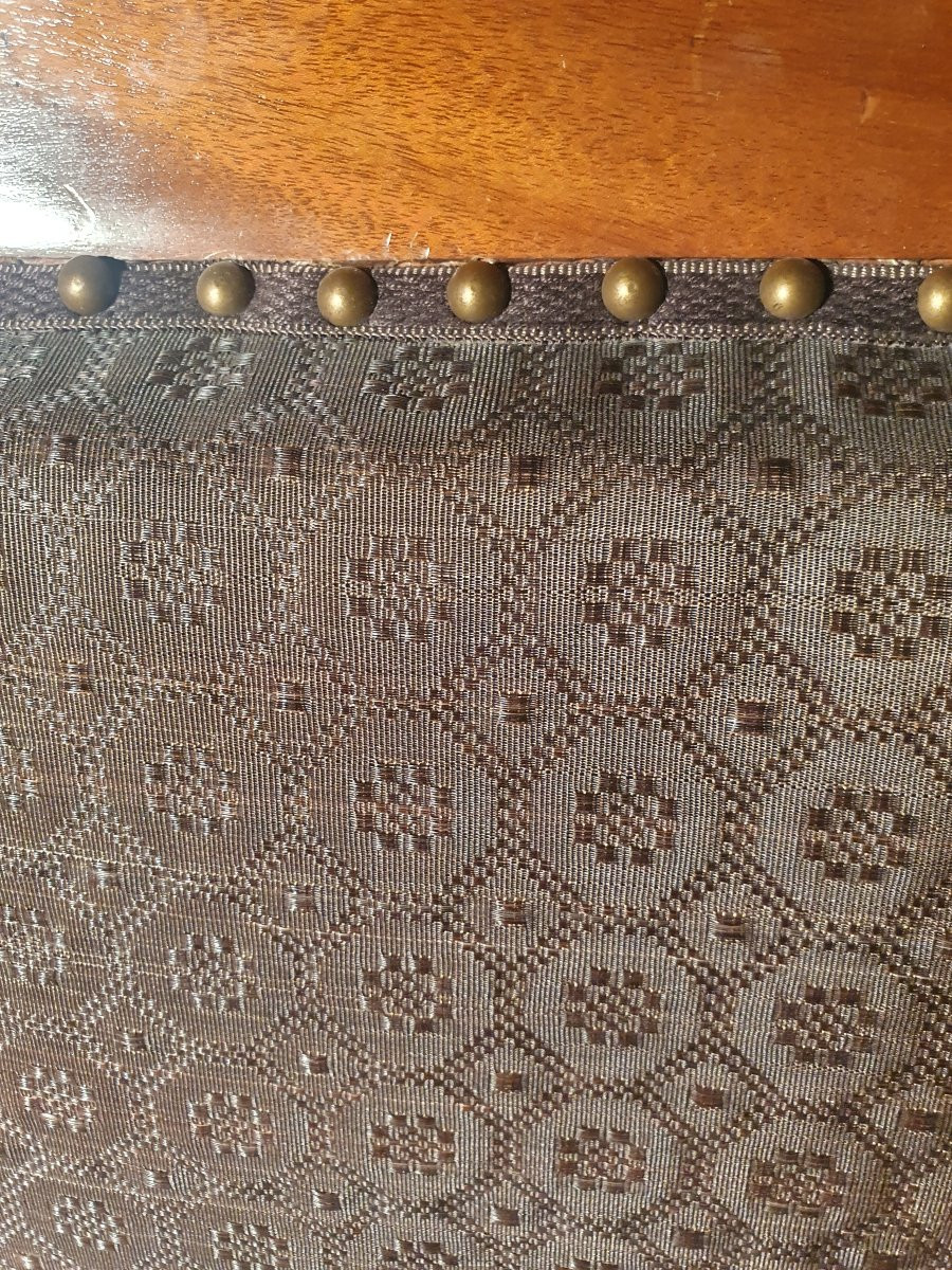 Pair Of Mahogany Armchairs Early 19th Century-photo-1