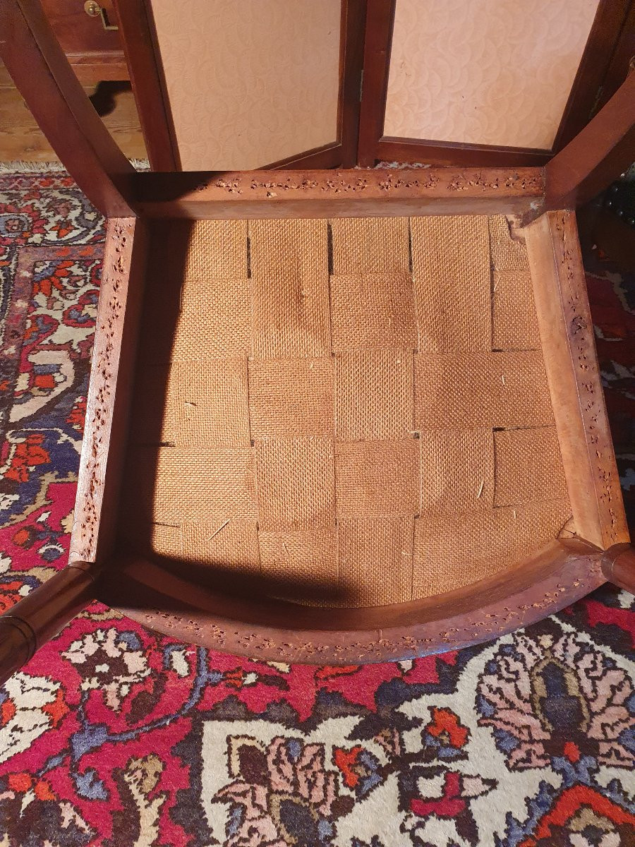 Pair Of Mahogany Armchairs Early 19th Century-photo-7