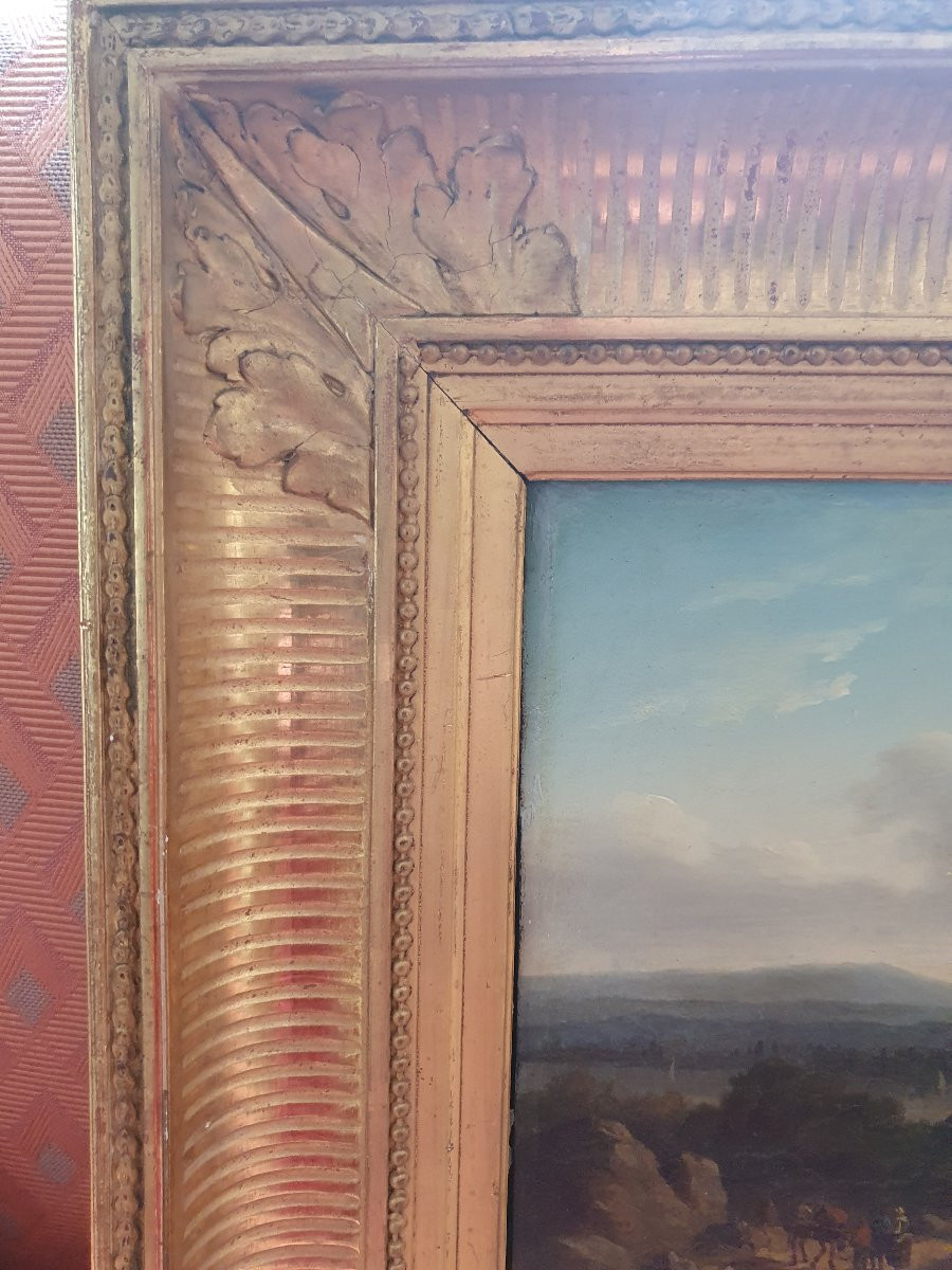 Oil On Panel Late 18th Century-photo-3