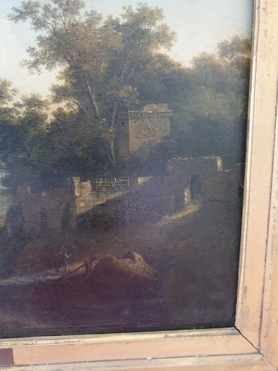 Oil On Panel Late 18th Century-photo-4