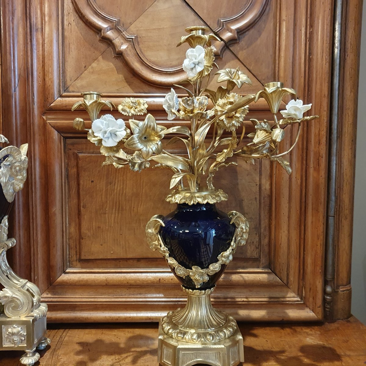 garniture de cheminée de style Louis XVI-photo-3