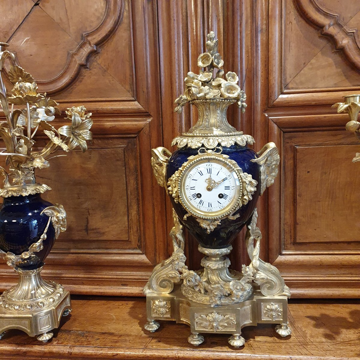 garniture de cheminée de style Louis XVI-photo-4