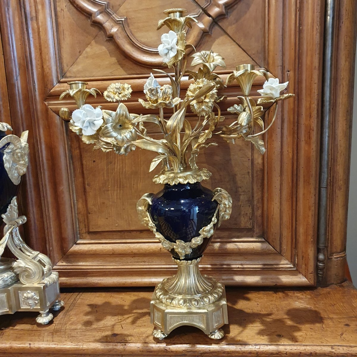 garniture de cheminée de style Louis XVI-photo-1