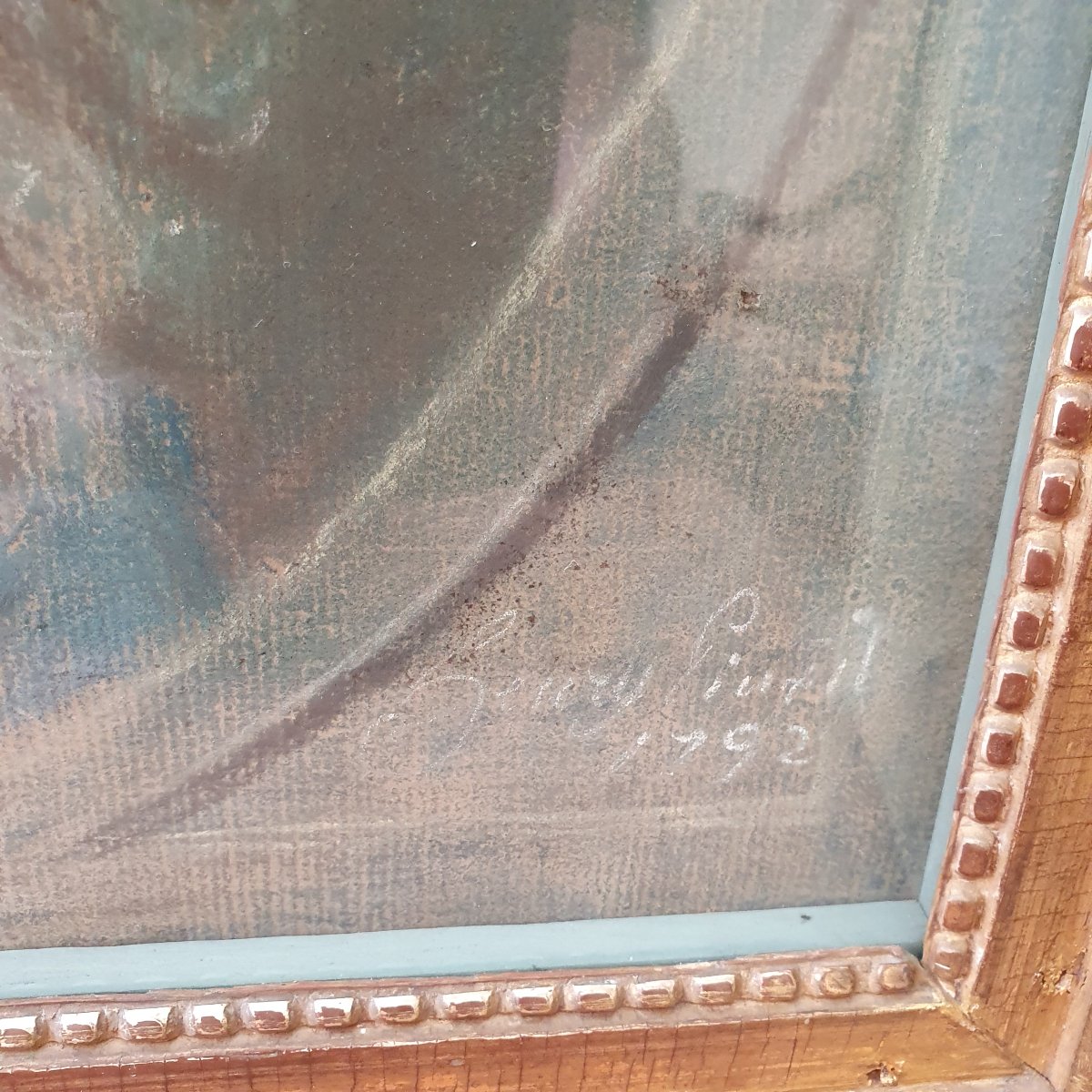 Pair Of 18th-century Pastels-photo-1