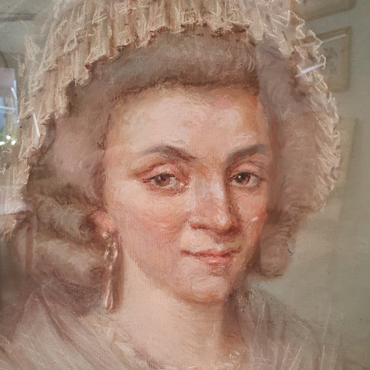 Pair Of 18th-century Pastels-photo-2