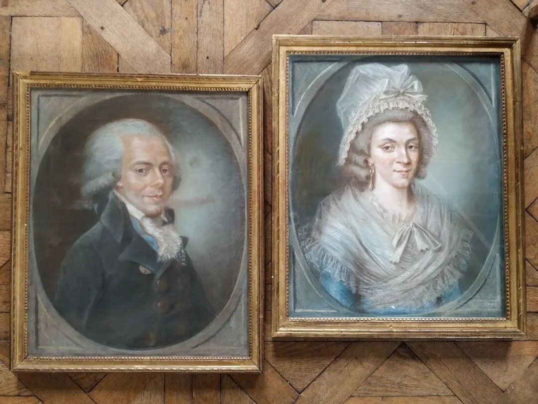 Pair Of 18th-century Pastels