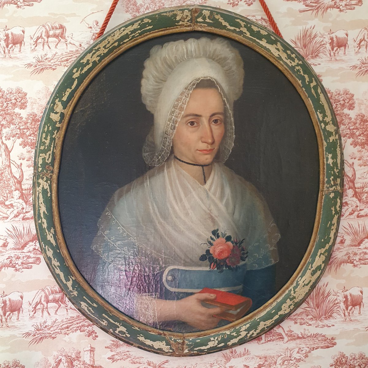 Femme au bonnet de dentelle