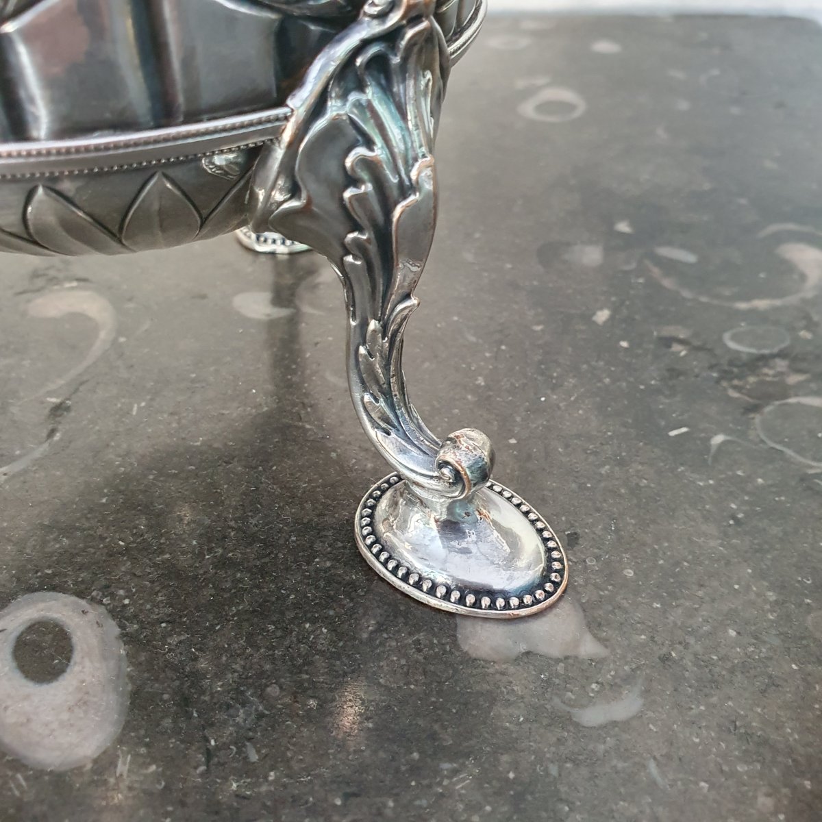 Cafetière métal argenté 18e-photo-1