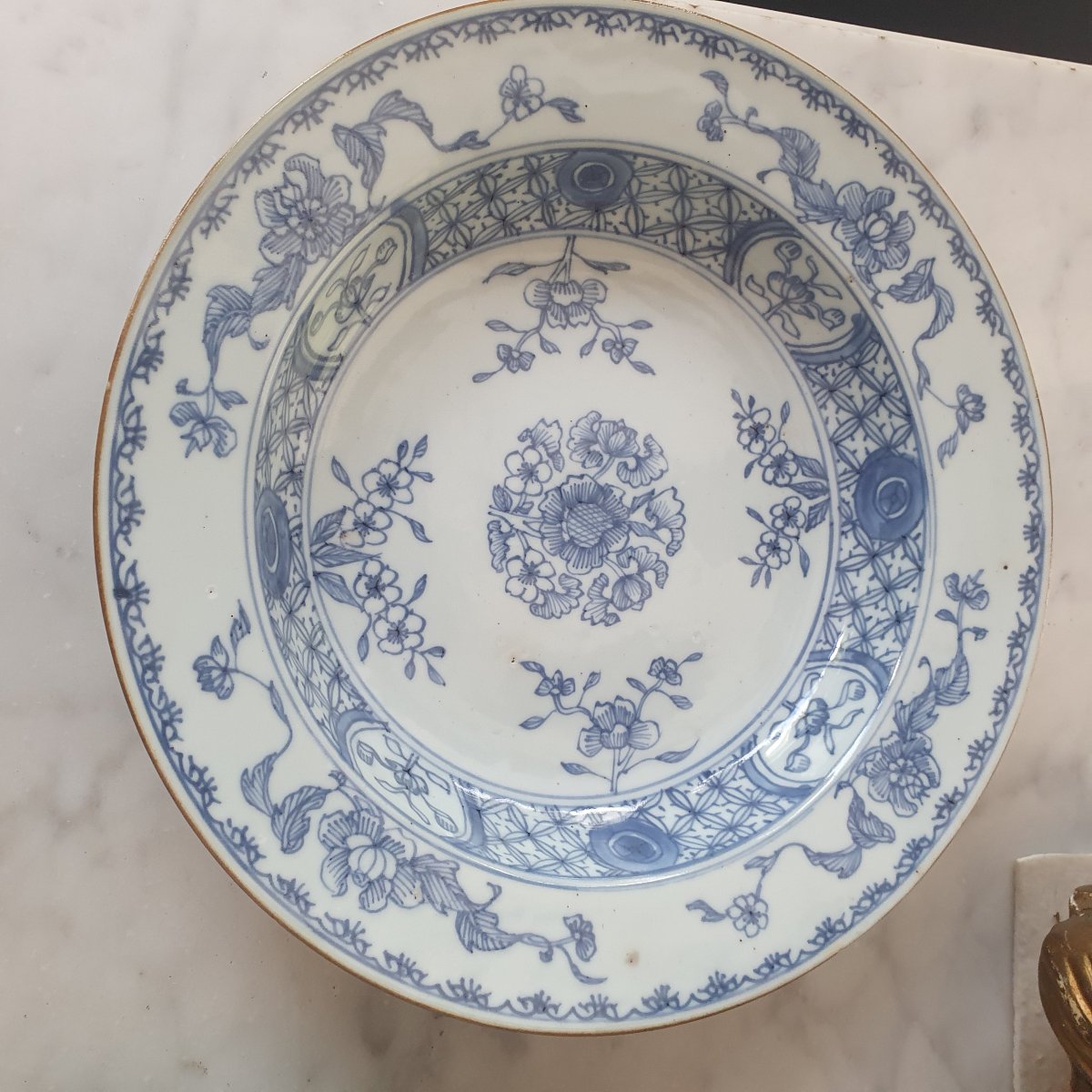 Paire d'assiettes Chine 18e-photo-4