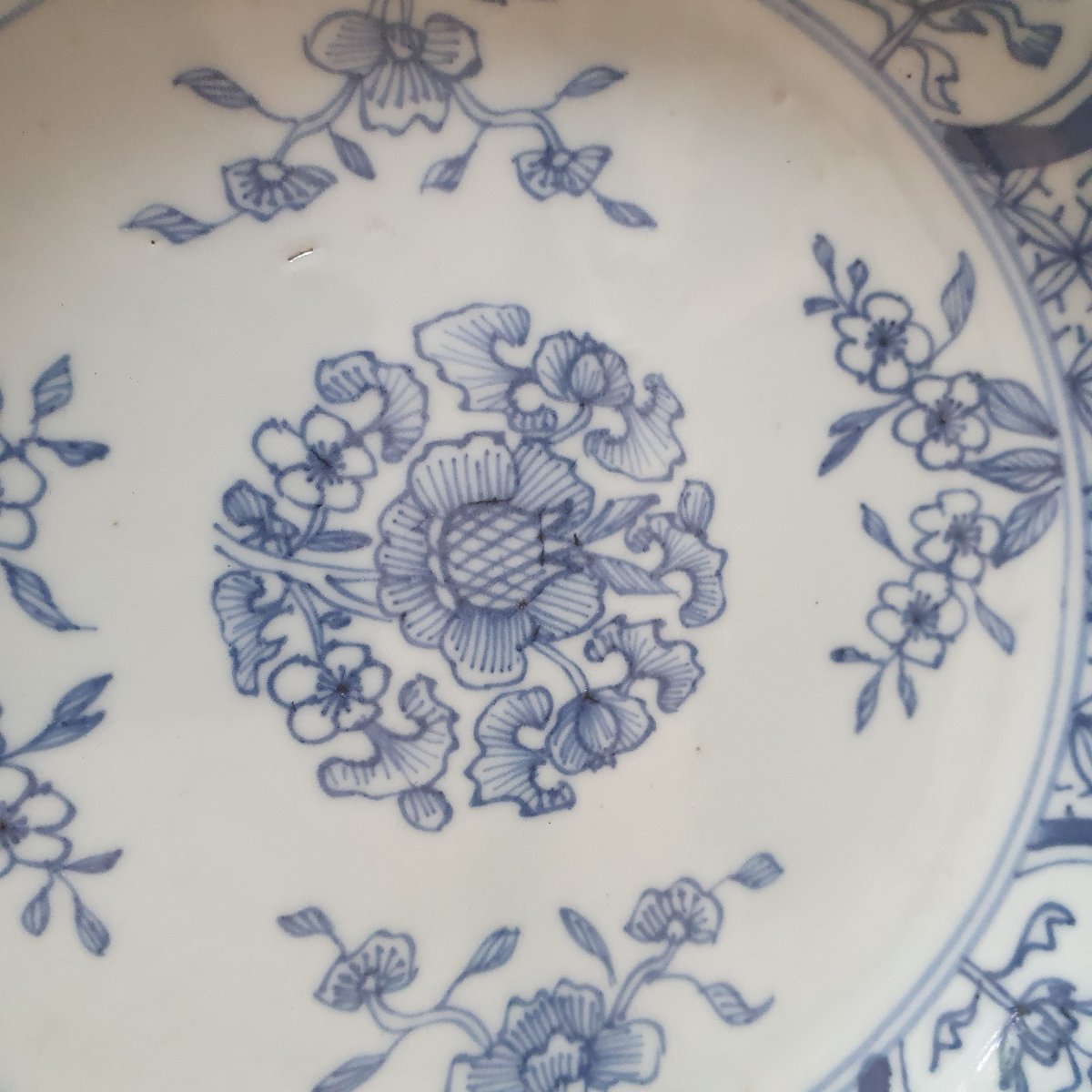 Paire d'assiettes Chine 18e-photo-1