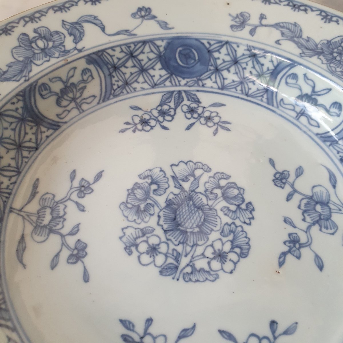 Paire d'assiettes Chine 18e-photo-2