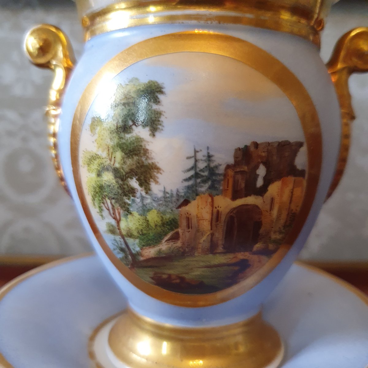 19th-century Porcelain Sugar Bowl-photo-3