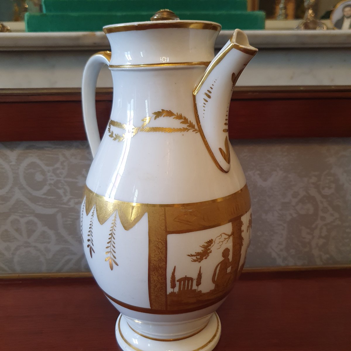 Verseuse porcelaine 19e