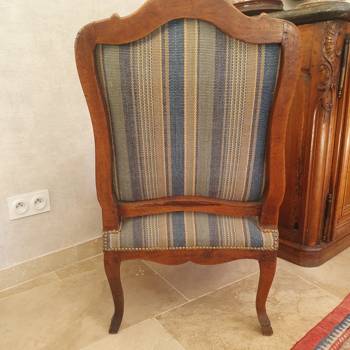Fauteuil " à la Reine " XVIIIe siècle-photo-5