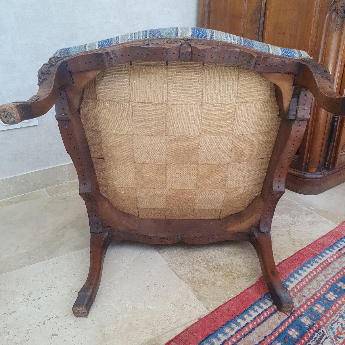 Fauteuil " à la Reine " XVIIIe siècle-photo-6