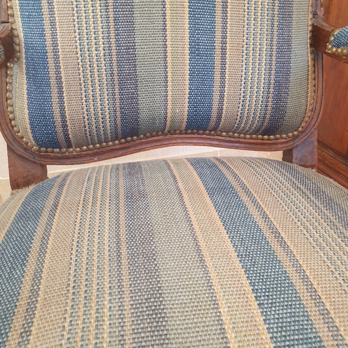 Fauteuil " à la Reine " XVIIIe siècle-photo-8