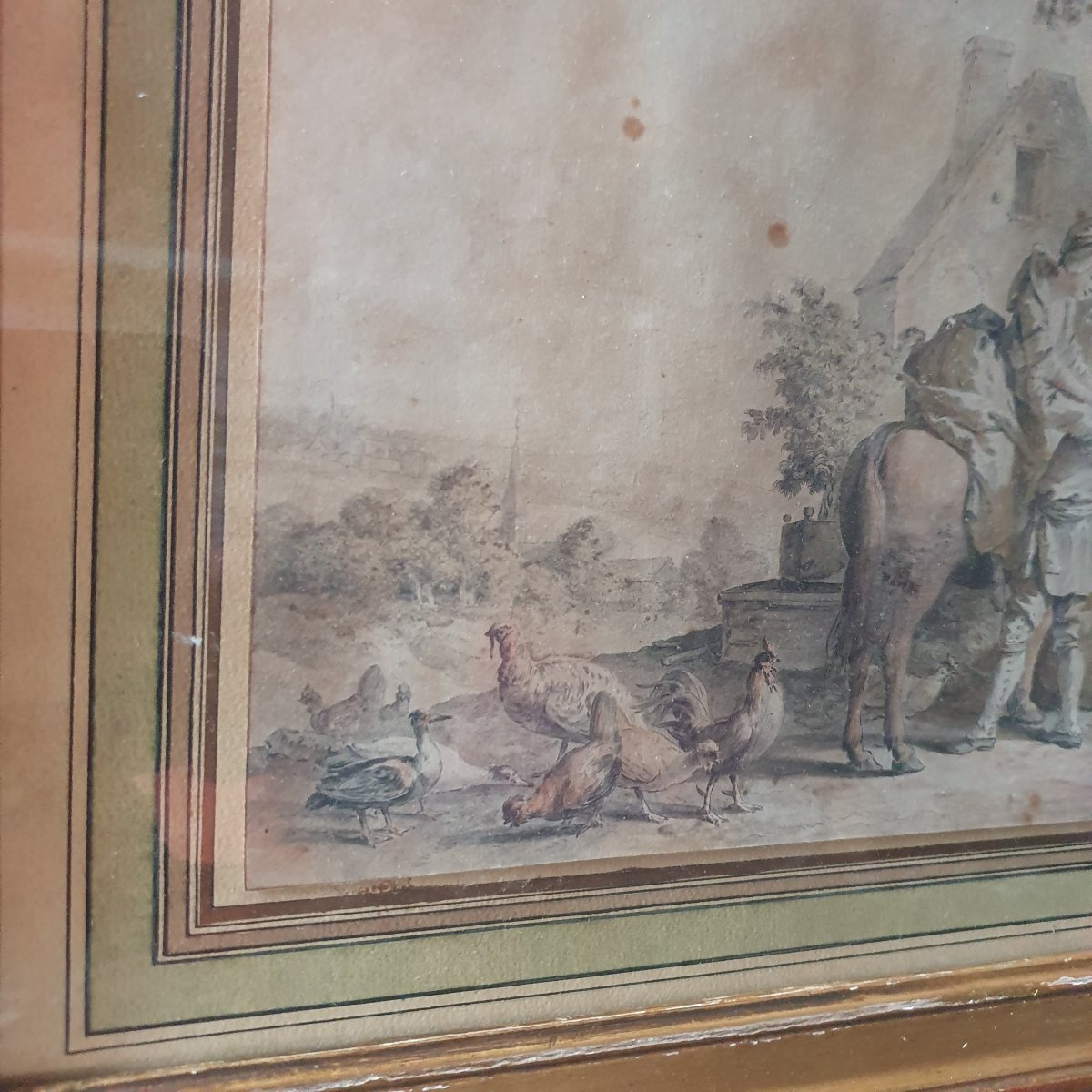 "la Halte"  Follower Of Jean Baptiste Huet  18th-photo-4