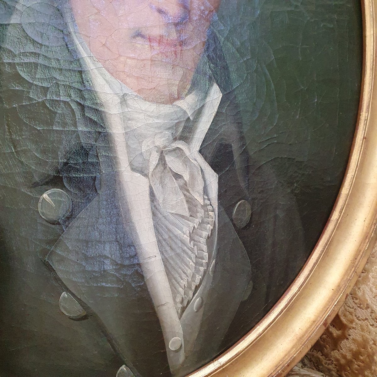 Hst  Man In A Green Frock Coat   18th Century-photo-3
