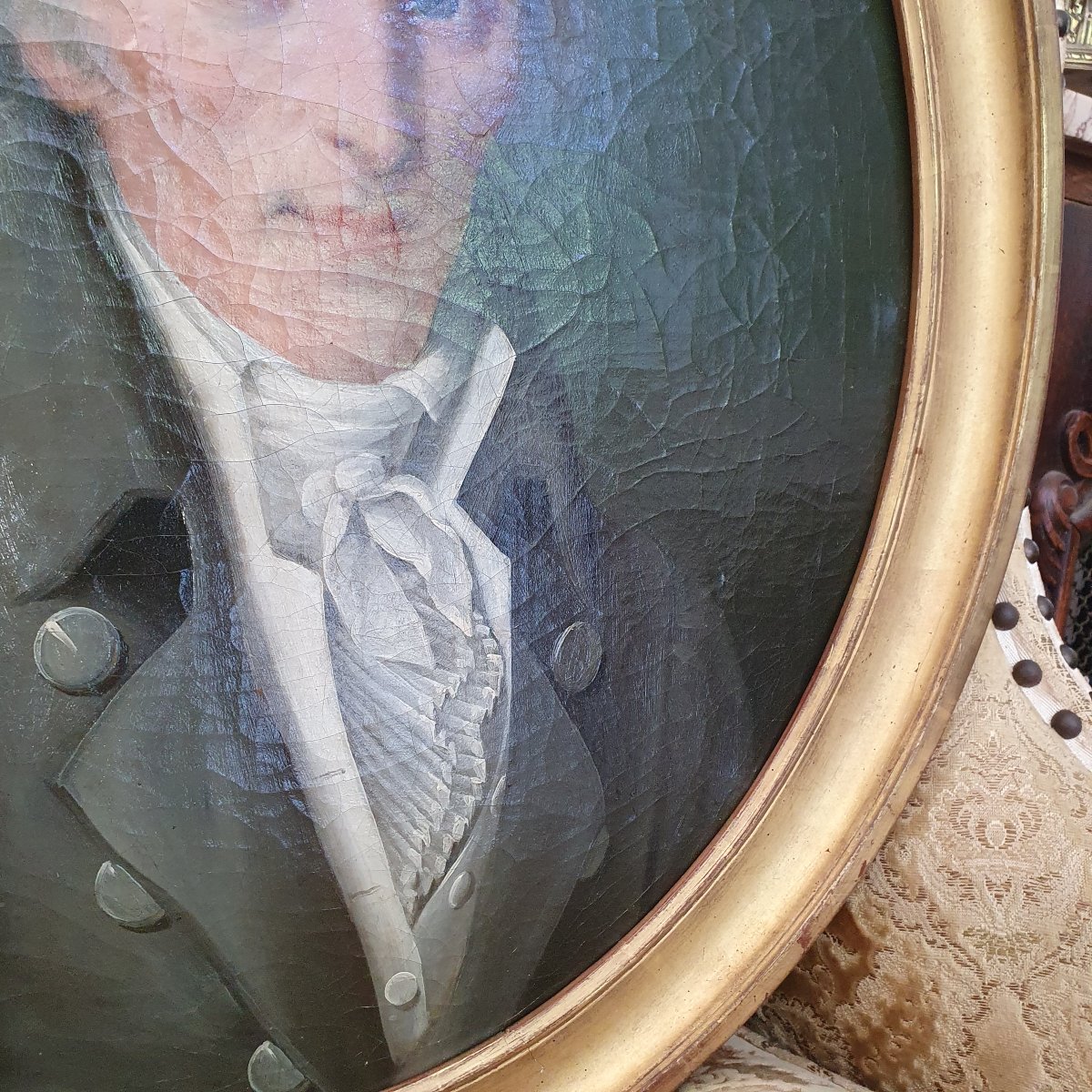 Hst  Man In A Green Frock Coat   18th Century-photo-1
