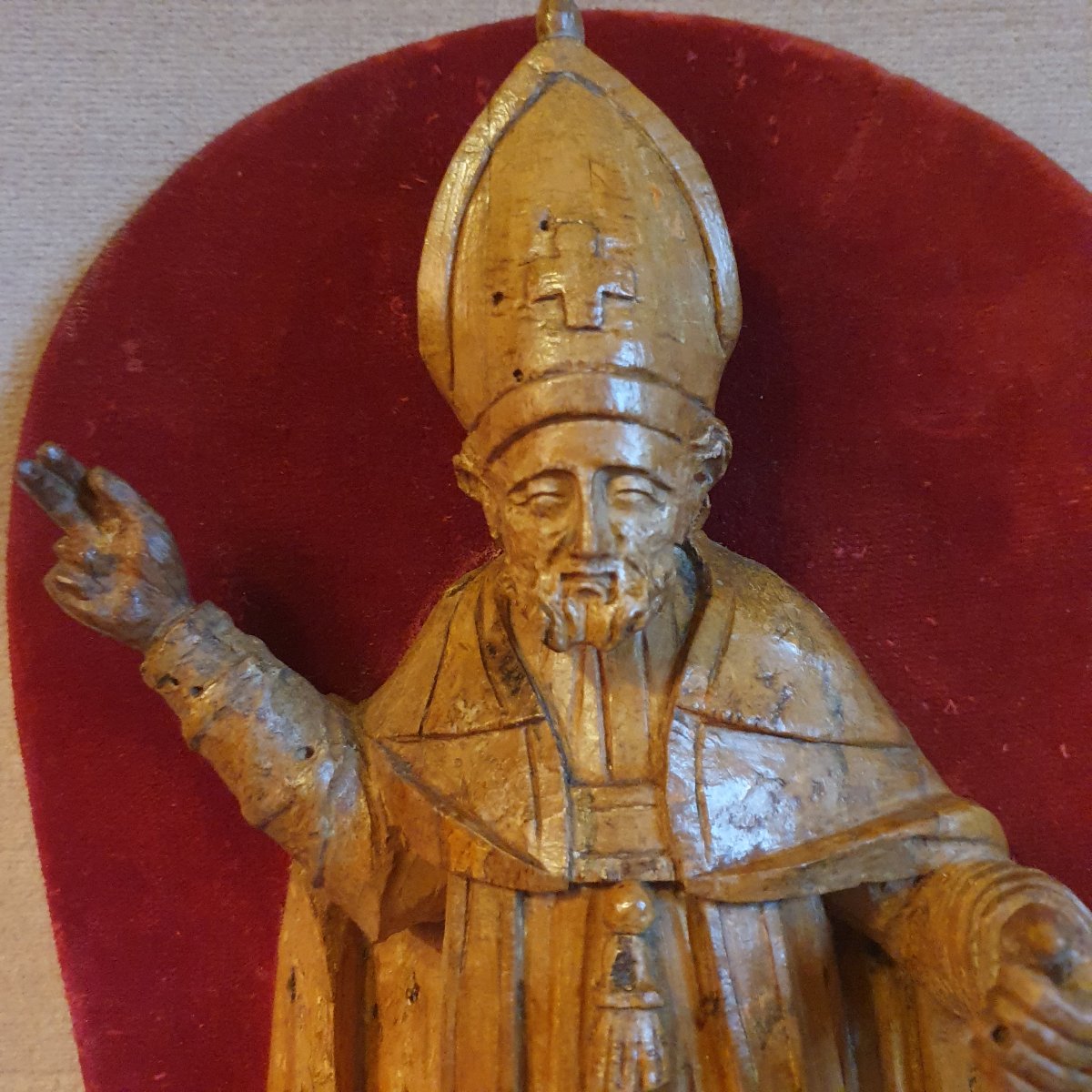 Saint Evêque XVIIIe siècle-photo-2
