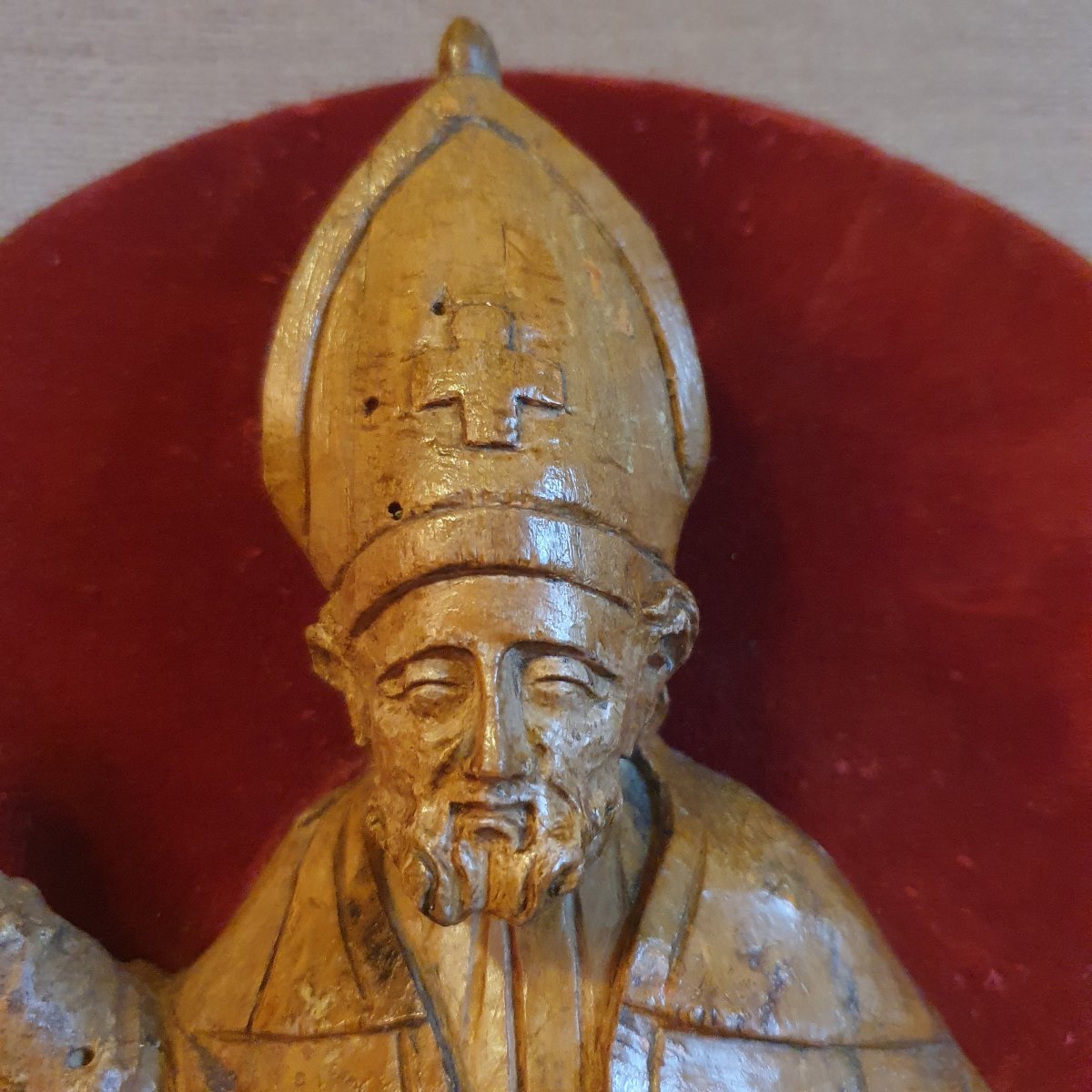 Saint Evêque XVIIIe siècle-photo-3