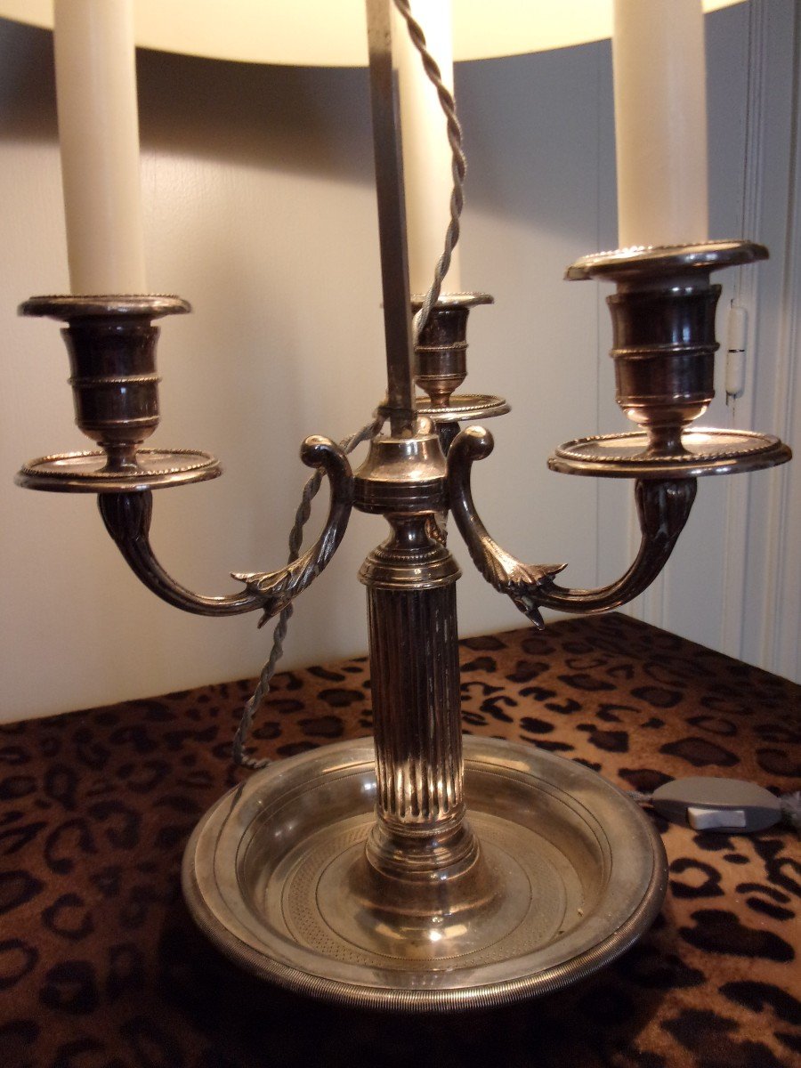 Hot Water Bottle Lamp Silver Bronze-photo-2