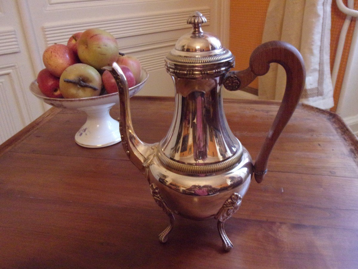 Silver Metal Tea / Coffee Service-photo-3