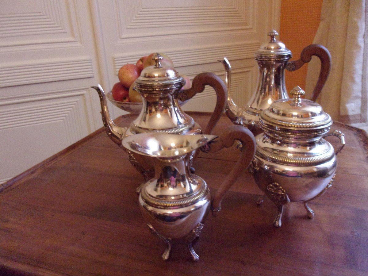 Silver Metal Tea / Coffee Service