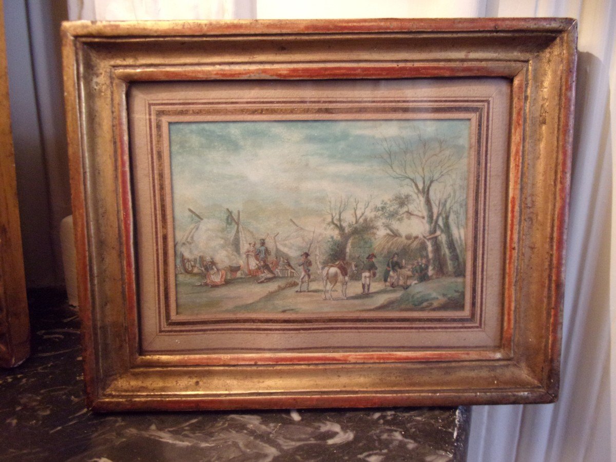 Watercolor And Gouache Early 19th Century