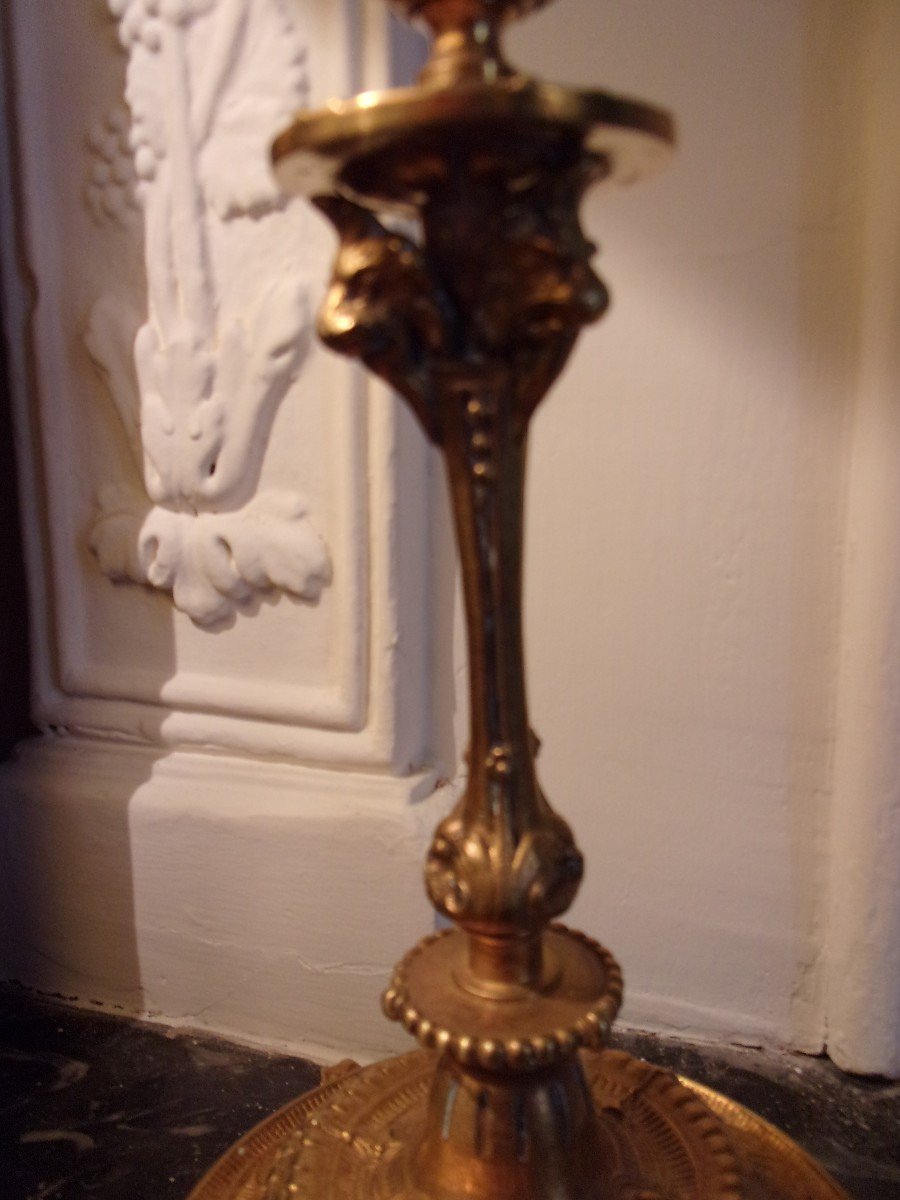 Pair Of 19th Candlesticks-photo-2