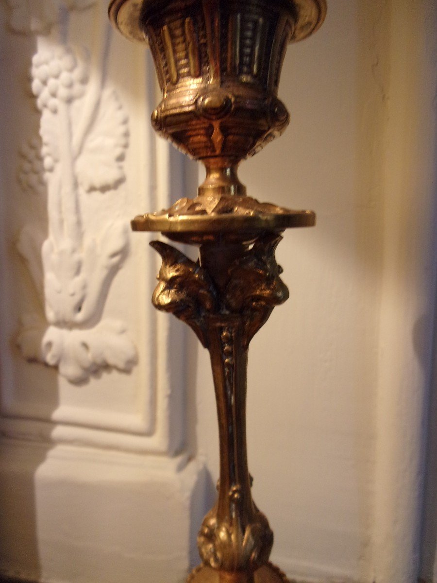 Pair Of 19th Candlesticks-photo-4