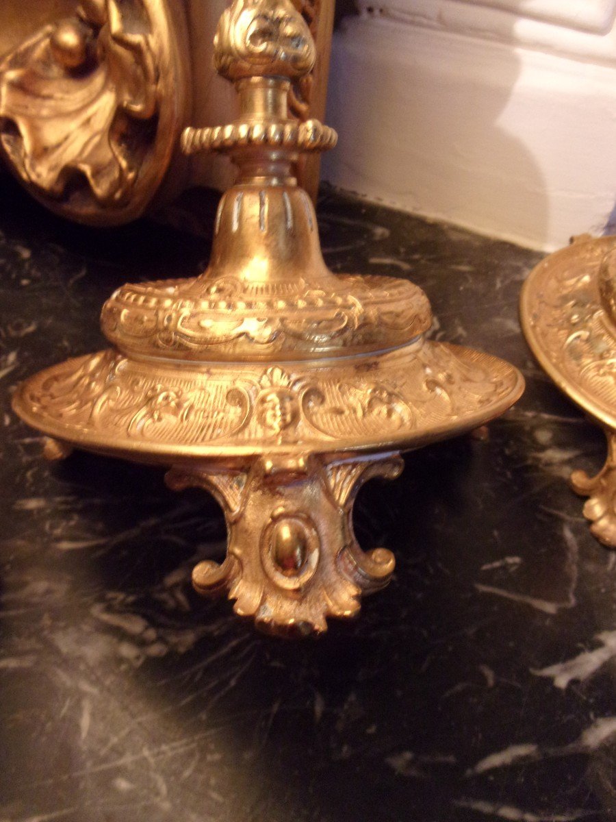 Pair Of 19th Candlesticks-photo-1