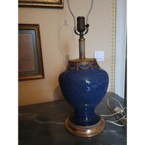 Lampe de salon en faïence