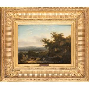 Oil On Panel Late 18th Century