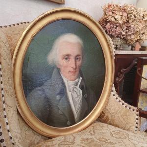 Hst  Man In A Green Frock Coat   18th Century